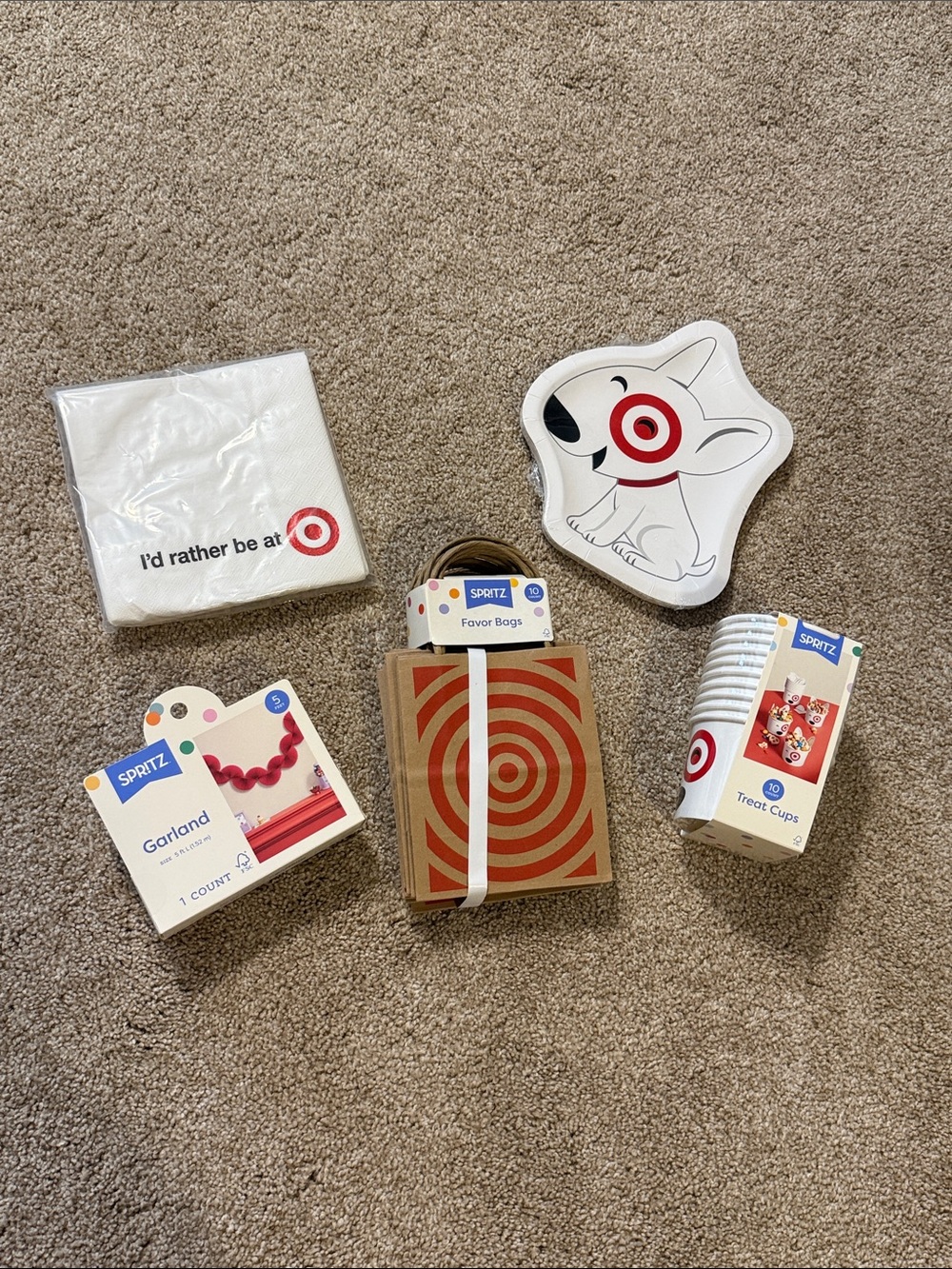 Target Party Pack with White and Red Accents by Target